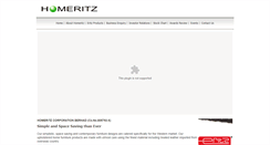 Desktop Screenshot of homeritzcorp.com